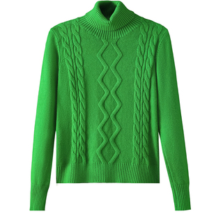 高领短款毛衣女冬季加厚套头修身内搭打底衫小个子针织衫气质上衣