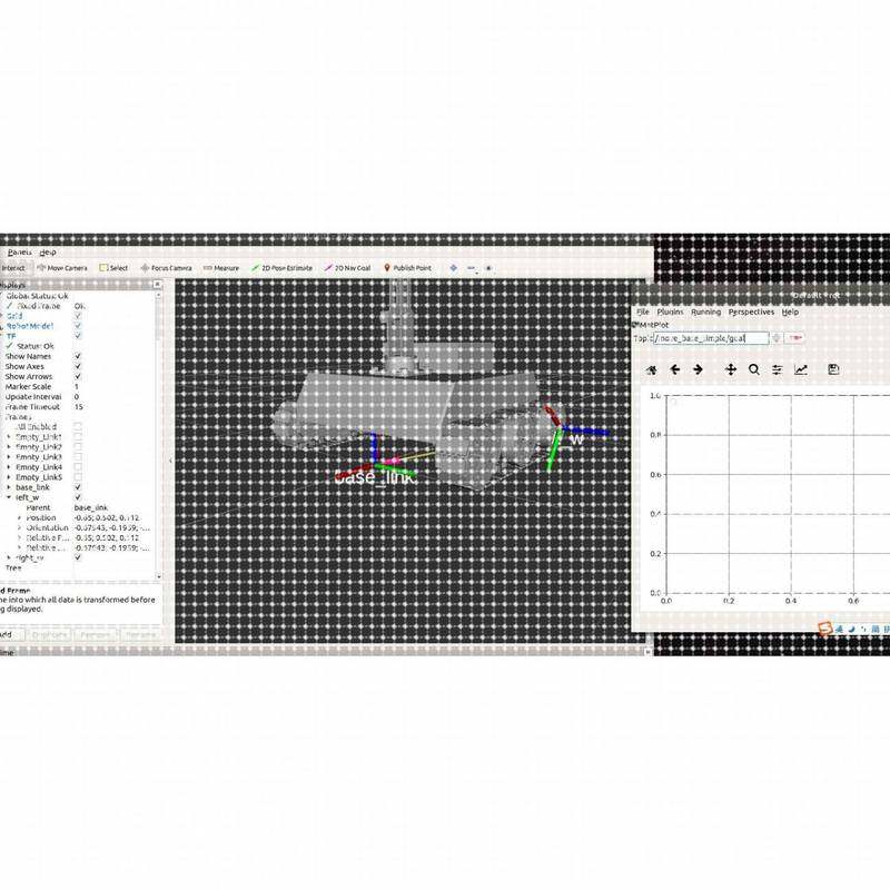 ROS机械臂小车建模URDF编写MOVEIT联合Gazebo彷真机器人路径规画