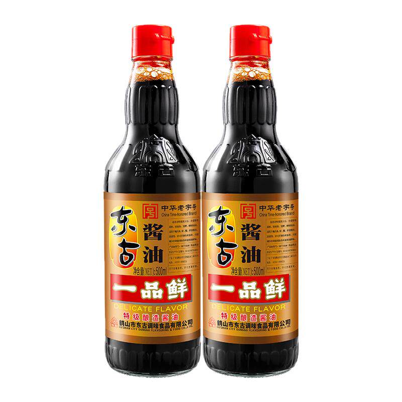 东古一品鲜特级酿造酱油500ml*2