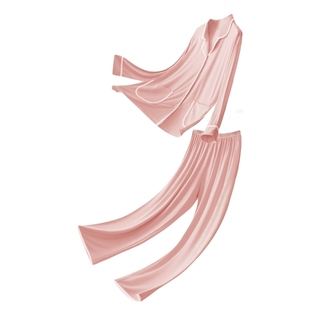 天丝莫代尔睡衣女款薄款冰丝高级感妈妈长袖大码2026新款家居服夏