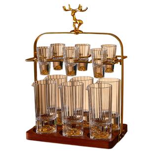 高级感一套小白酒杯个人专用一口杯高档精致烧酒杯二两分酒器套装