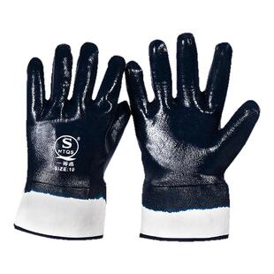 超软混泥土手套劳保耐磨工作防烫防水工业打黄油耐油防油水泥橡胶