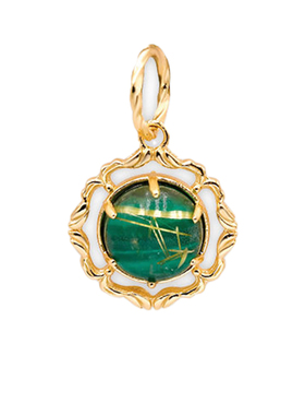 轻珠宝925纯银镀14K金锁骨链