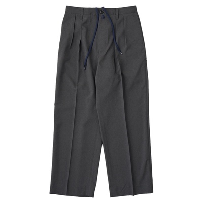 SEDAN拉链打褶宽松休闲裤25SS