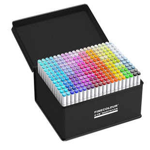 法卡勒马克笔一代72色专业学生绘画美术专用双头动漫油性酒精视觉传达考研48色二三绘画套装法克勒官方正品