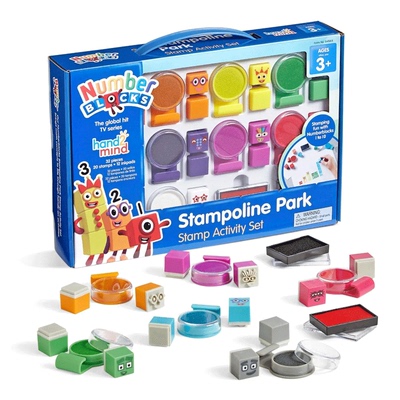 美国儿童印章数字积木玩具