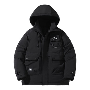 大码男装冲锋衣棉服加肥加大宽松显瘦胖男孩青年轻款加厚棉袄外套