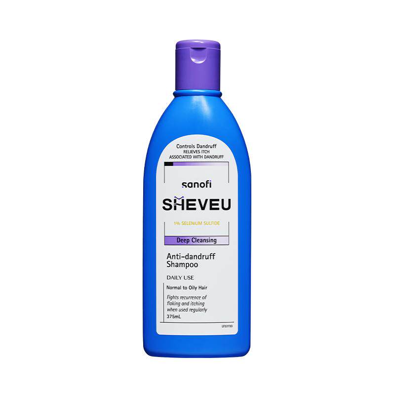 【二硫化硒】去屑控油止痒去油澳洲SHEVEU赛逸洗发水紫375ml