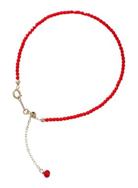 本命年施家红水晶手链女ins小众