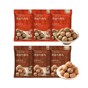 【李佳琦直播间618零食节】洽小仙潮汕牛肉丸牛筋丸 露营烧烤食材