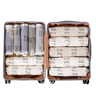 太力旅行手卷收纳袋抽真空压缩衣服羽绒服行李箱专用旅游必备神器