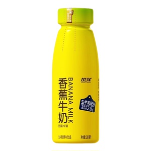 优洋香蕉牛奶0反式0防腐多瓶装