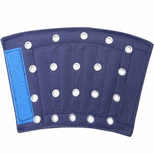 玻璃护腕全国包邮 硬质防割防砍护臂 抗划伤套袖蓝色帆布铁圈钢条