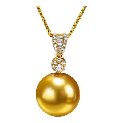 海水珍珠12-13mm菲律宾极强光