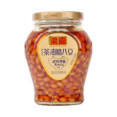 梁嘉湖南特产腊八豆香辣开味