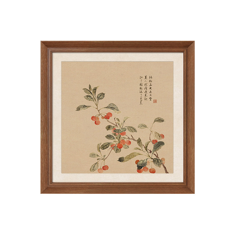 【新中式风】花卉客厅装饰画