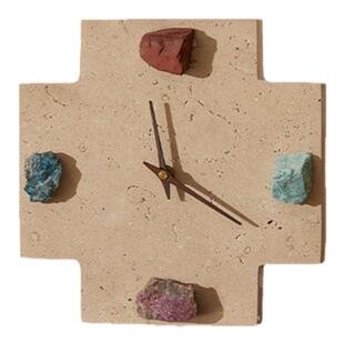 卷宗商店| MATRICO至序 矿石时钟天然洞石家居摆件礼物