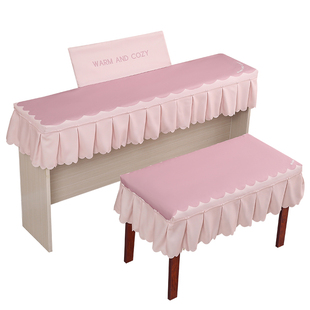 奶油风电钢琴罩88键防尘罩电子琴罩61键印花双排键琴罩套防尘罩