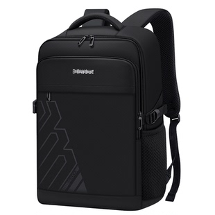 男士出差旅游轻便大容量双肩包男款笔记本通勤背包大学生休闲书包