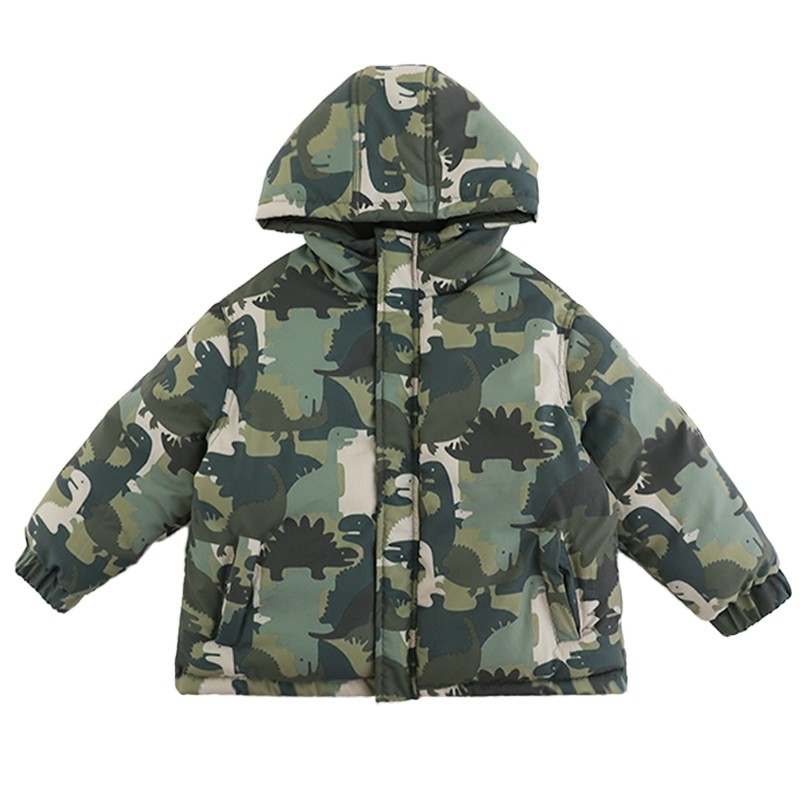 oddtails男童秋冬时尚双面穿棉服