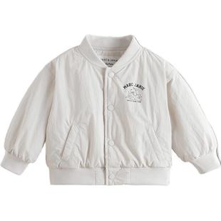 马克珍妮男童小狗飞行员棒球服宝宝外套夹克2025年春装新款