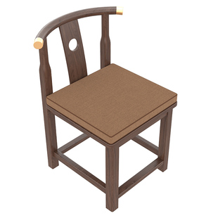 中式坐垫椅子垫座垫老板茶椅垫办公室实木茶桌圈椅垫子凳子垫定制