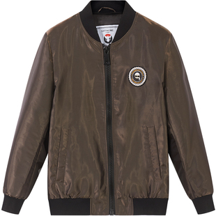 BM卡通印花高级感炸街男装2021新款潮痞帅欧美高街外套夹克棒球服