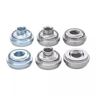 304不锈钢/镀锌 浮动压铆螺母自锁扣锁紧调节螺丝帽AS LAS AC LAC