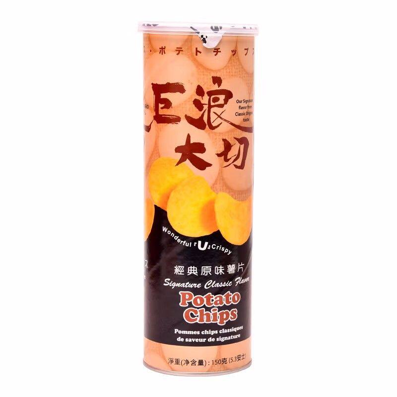 马来西亚EDOPACK大切薯片150g/罐