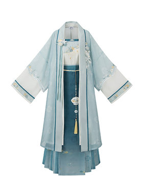 云藏月绣灵海瑶宋制马面汉服套装