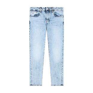 ARMANI EXCHANGE/阿玛尼秋冬新款男纯棉直筒复古水洗休闲牛仔长裤