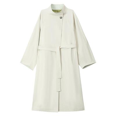 KEIKO经典简约廓形中长款风衣