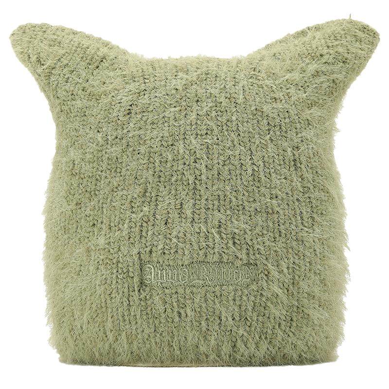 APPARITION绒感亲肤小耳朵针织帽