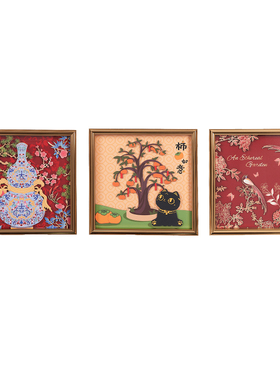 大英博物馆木质叠雕装饰画摆件乔迁圣诞礼物送闺蜜生日礼物女生