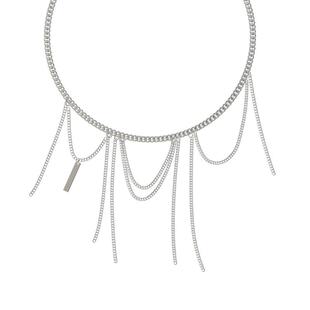 Juunngle洲谷流星雨项链女轻奢时尚锁骨毛衣链春夏高级感小众礼物