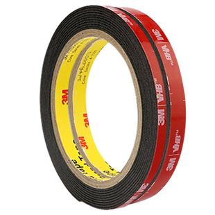 3M双面胶带强力5952黑色胶高粘度车用家用加厚粘胶泡棉海绵胶带防水耐高温固定墙面粘贴条带车标汽车尾翼专用