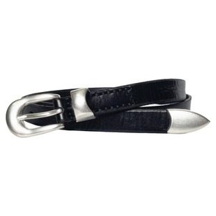 Our Legacy风格皮带男女士真皮牛皮针扣腰带设计感小众牛仔裤带细