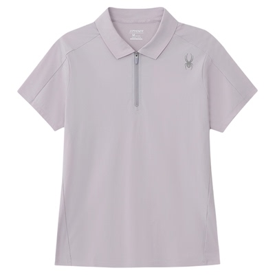 蜘蛛春夏女子凉感短袖翻领POLO衫