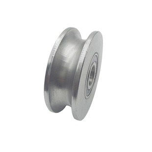 45#钢U型钢丝绳起重滑轮吊轮槽轮圆管轮圆钢轨道轮子导向轮定滑轮