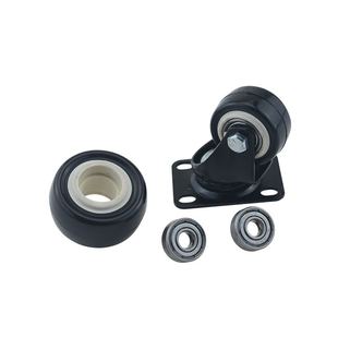 加重型脚轮1.5寸2寸万向轮静音带刹车脚轮定向轮家具轮电脑桌椅轮