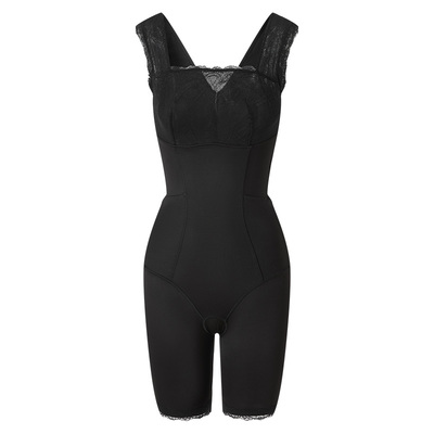 美人计|塑形塑身 收腹提臀蕾丝美体束身衣方领后脱款|merrige官方