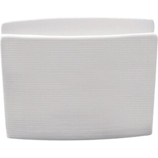 定制陶瓷纸巾插方形餐巾纸架托立式线纹陶瓷餐巾座酒店餐厅用品