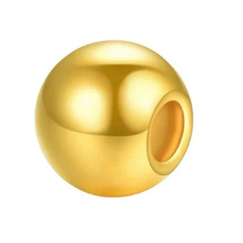 【儒妃】黄金光珠手链小金珠子足