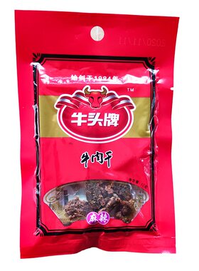 贵州特产牛头牌麻辣牛肉干
