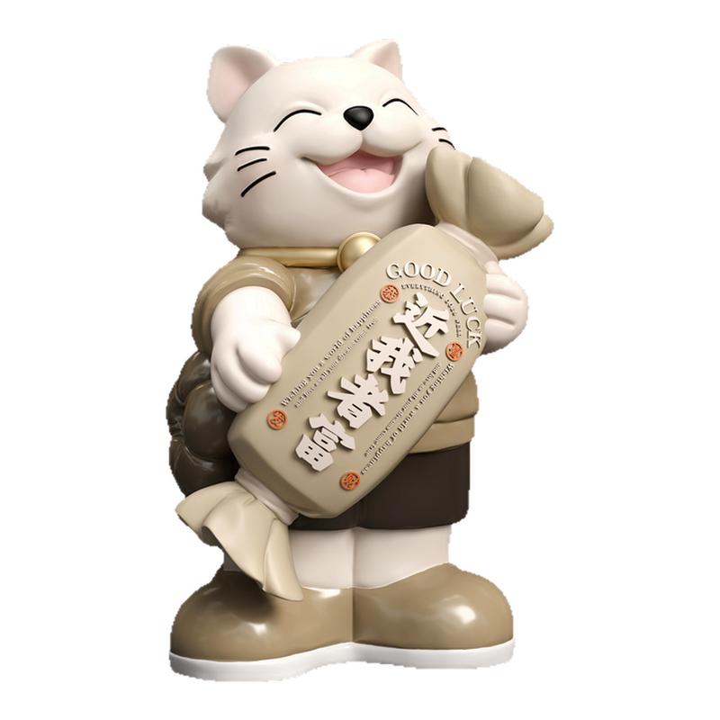 卡通招财猫大型落地摆件