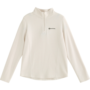 诺诺公主S1N初中生立领上衣女春季新款德绒暖绒保暖内搭打底衫