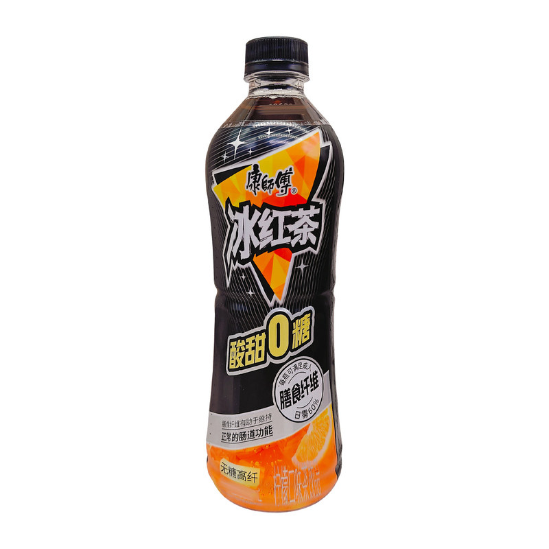 康师傅冰红茶酸甜0糖款500ml饮料