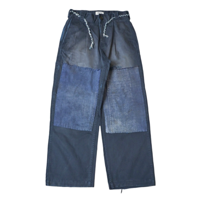 SONOFLOONG复古水洗做旧工装裤