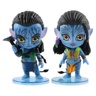 Q版阿凡达水之道手办杰克涅提妮动漫周边PVC模型机箱车载摆件装饰