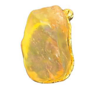 利比亚黄金陨石原石随型吊坠天然丰盛富足埃及法老宝石饰品充能